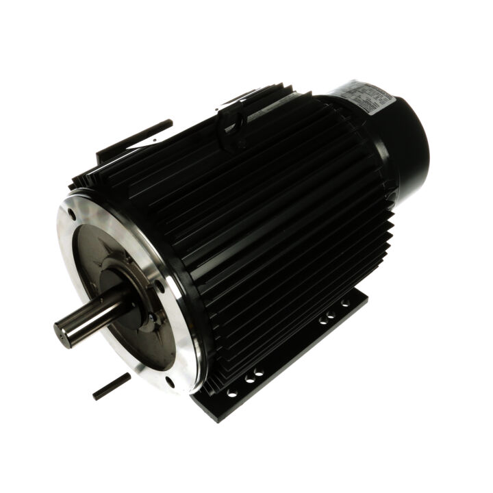 Brake Motor, 1.50 & 1 HP, 3 Ph, 60 & 50 Hz, 230/460 & 190/380 V, 1200 & 1000 RPM, 184TC Frame, TENV