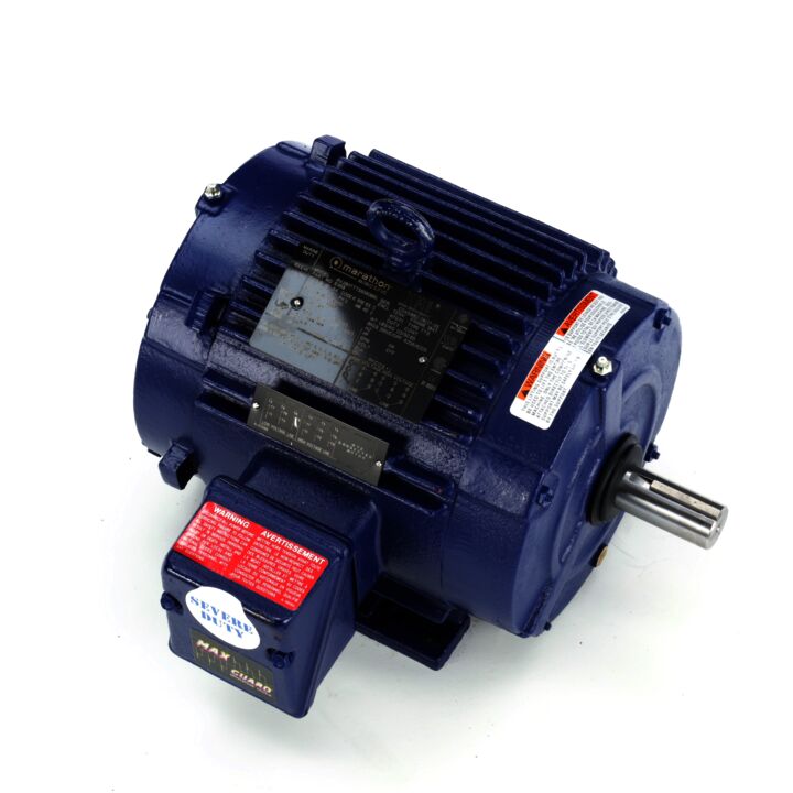 Severe Duty Motor, 2 HP, 3 Ph, 60 Hz, 230/460 V, 1200 RPM, 184T Frame, TENV