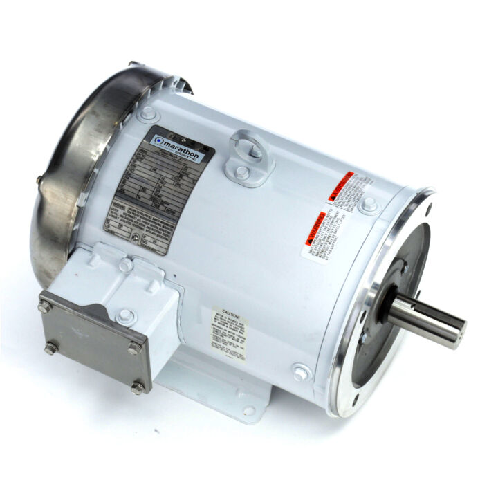 General Purpose Motor, 5 & 3 HP, 3 Ph, 60 & 50 Hz, 230/460 & 190/380 V, 3600 & 3000 RPM, 184TC Frame, TEFC