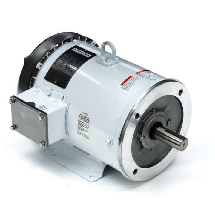 General Purpose Motor, 5 & 3 HP, 3 Ph, 60 & 50 Hz, 230/460 & 190/380 V, 3600 & 3000 RPM, 184TC Frame, TEFC