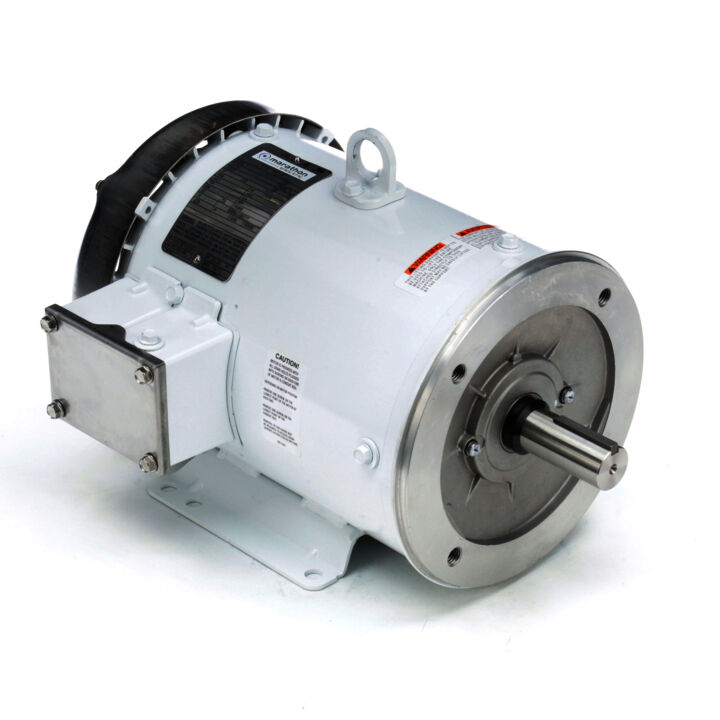 General Purpose Motor, 5 & 3 HP, 3 Ph, 60 & 50 Hz, 230/460 & 190/380 V, 1800 & 1500 RPM, 184TC Frame, TEFC