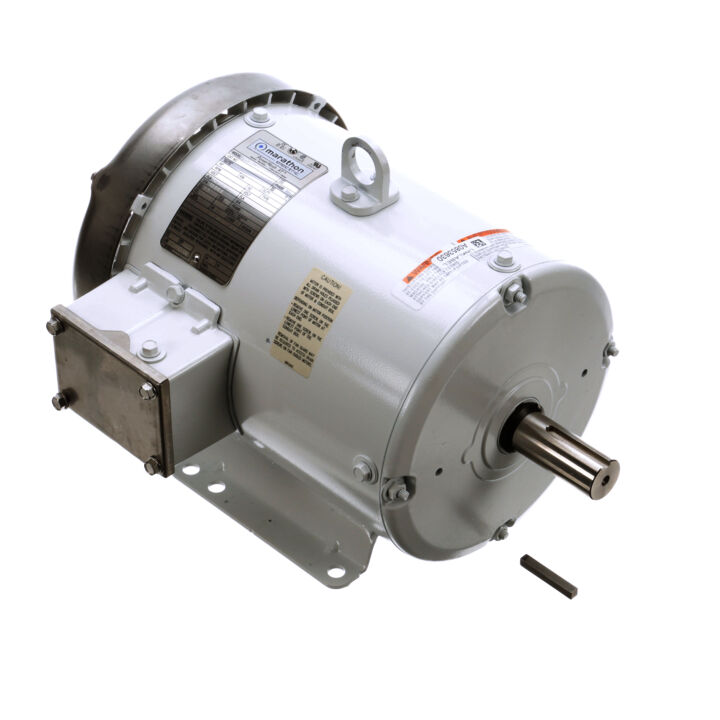 General Purpose Motor, 5 HP, 3 Ph, 60 Hz, 230/460 V, 3600 RPM, 184T Frame, TEFC