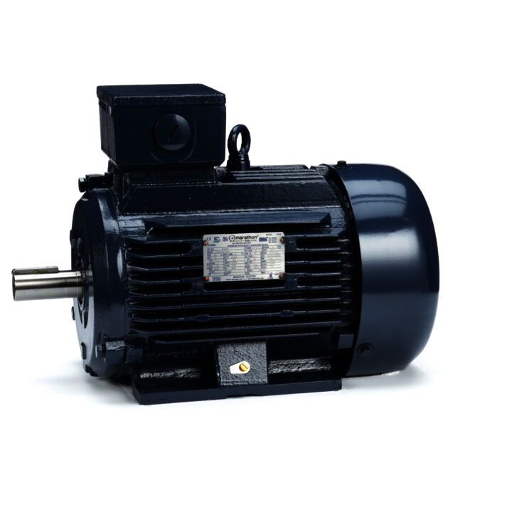 Cast Iron Motor, 3 & 2 HP, 3 Ph, 60 & 50 Hz, 230/460 & 200/400 V, 1800 & 1500 RPM, 100L Frame, TEFC