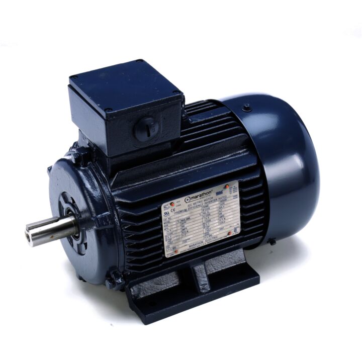 Cast Iron Motor, 5.50 & 4 HP, 3 Ph, 60 & 50 Hz, 230/460 & 200/400 V, 1800 & 1500 RPM, 112M Frame, TEFC