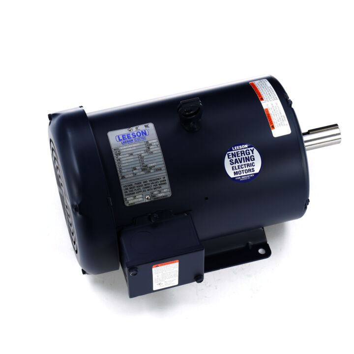 Definite Purpose Motor, 5 & 1.20 HP, 3 Ph, 60 & 60 Hz, 208-230 & 208-230 V, 1800 & 1800 RPM, 184T Frame, TEFC