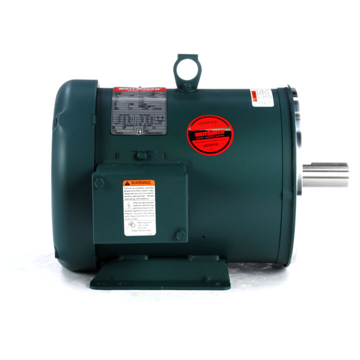 General Purpose Motor, 3 HP, 3 Ph, 60 Hz, 230/460 V, 1800 RPM, 182TC Frame, TEFC