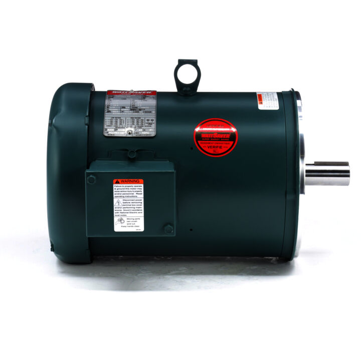 General Purpose Motor, 5 & 5 HP, 3 Ph, 60 & 50 Hz, 230/460 & 190/380 V, 1800 & 1500 RPM, 184TC Frame, TEFC