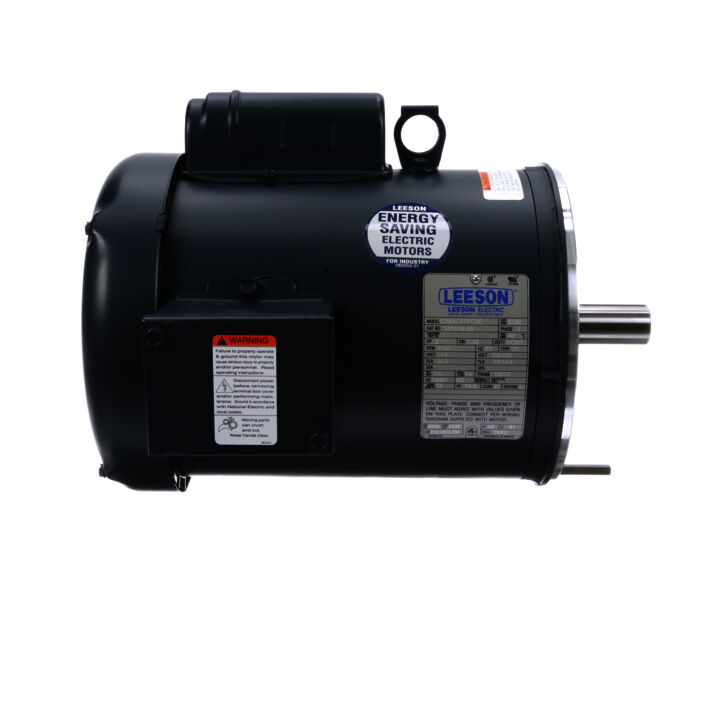 General Purpose Motor, 2 HP, 1 Ph, 60 Hz, 115/208-230 V, 1800 RPM, 182TC Frame, TEFC
