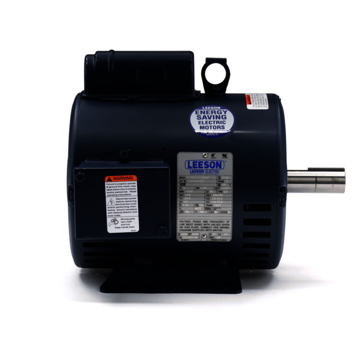 Air Compressor Motor, 2 HP, 1 Ph, 60 Hz, 115/208-230 V, 1800 RPM, 182T Frame, DP