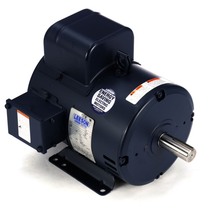 General Purpose Motor, 3 HP, 1 Ph, 60 Hz, 115/230 V, 1800 RPM, 184T Frame, DP