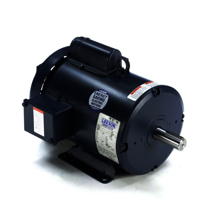 General Purpose Motor, 1.50 HP, 1 Ph, 60 Hz, 115/208-230 V, 1200 RPM, 184T Frame, TEFC