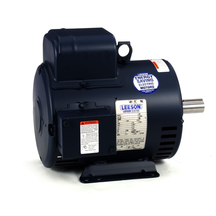 Air Compressor Motor, 3 HP, 1 Ph, 60 Hz, 115/208-230 V, 1800 RPM, 184T Frame, DP