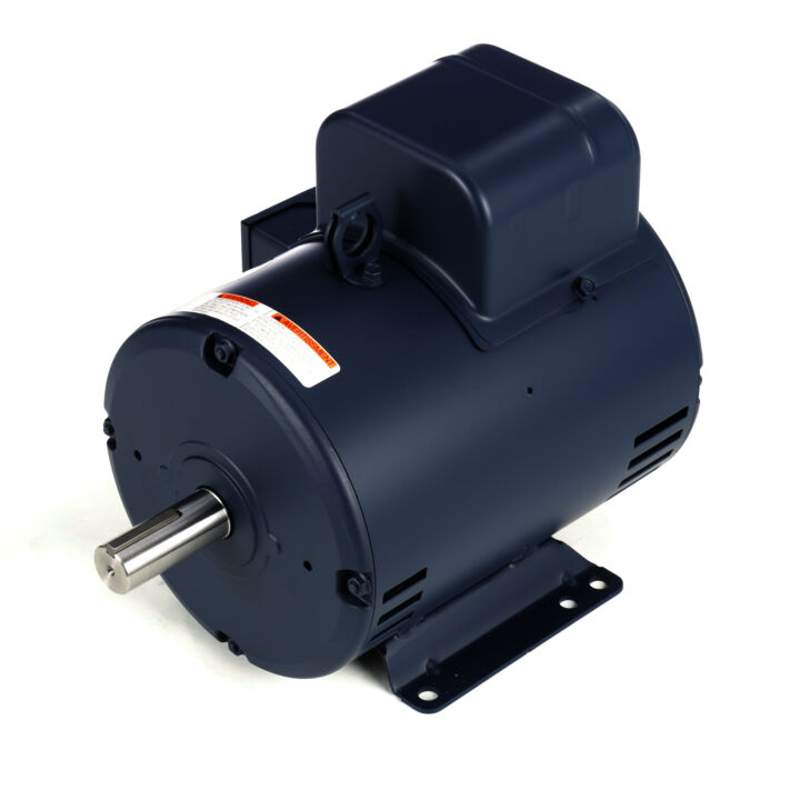 Air Compressor Motor, 3 HP, 1 Ph, 60 Hz, 115/208-230 V, 1800 RPM, 184T Frame, DP