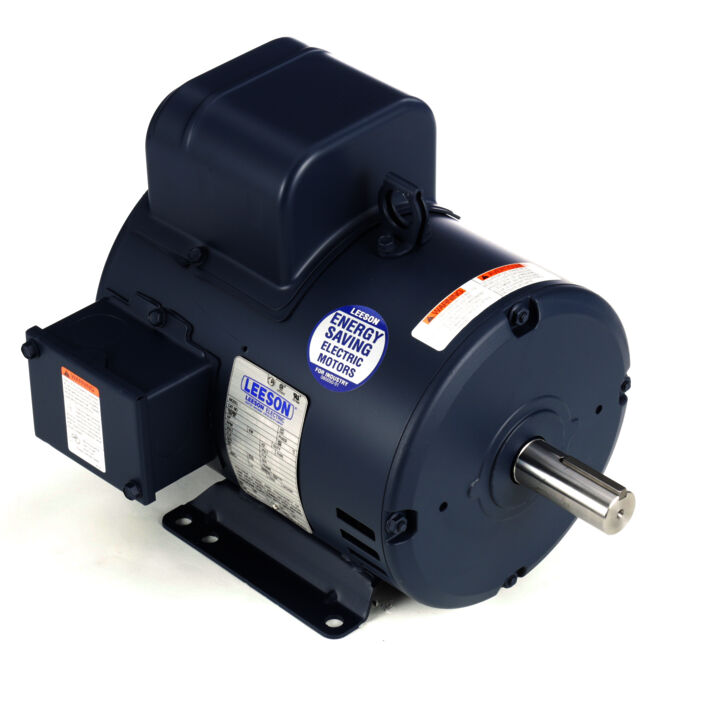 Air Compressor Motor, 3 HP, 1 Ph, 60 Hz, 115/208-230 V, 1800 RPM, 184T Frame, DP