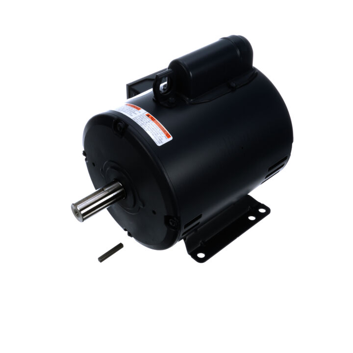 Air Compressor Motor, 2 HP, 1 Ph, 60 Hz, 115/208-230 V, 1800 RPM, 182T Frame, DP