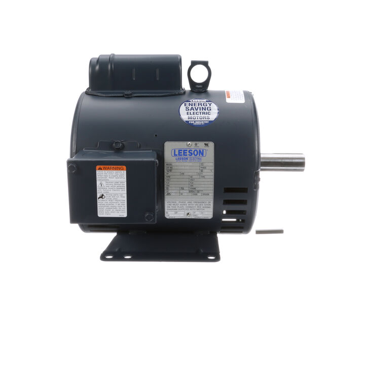 General Purpose Motor, 2 HP, 1 Ph, 60 Hz, 115/208-230 V, 1800 RPM, 182T Frame, DP