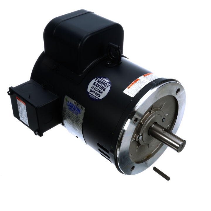 General Purpose Motor, 5 HP, 1 Ph, 60 Hz, 208-230 V, 1800 RPM, 184TC Frame, DP