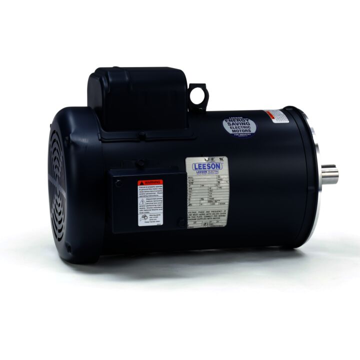 General Purpose Motor, 5 HP, 1 Ph, 60 Hz, 230 V, 1800 RPM, 184TC Frame, TEFC