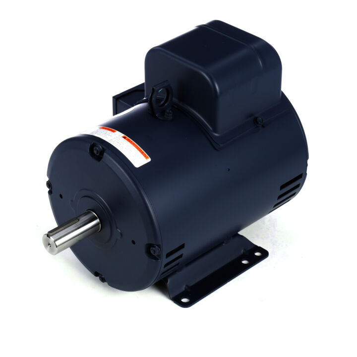 Air Compressor Motor, 5 HP, 1 Ph, 60 Hz, 208-230 V, 1800 RPM, 184T Frame, DP