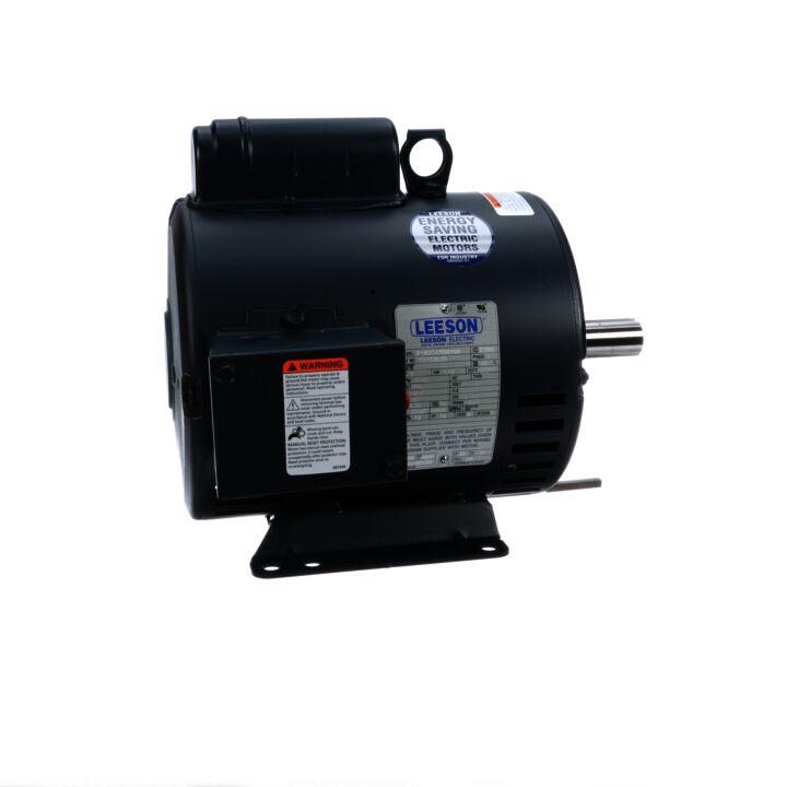 Air Compressor Motor, 2 HP, 1 Ph, 60 Hz, 115/208-230 V, 1800 RPM, 182T Frame, DP