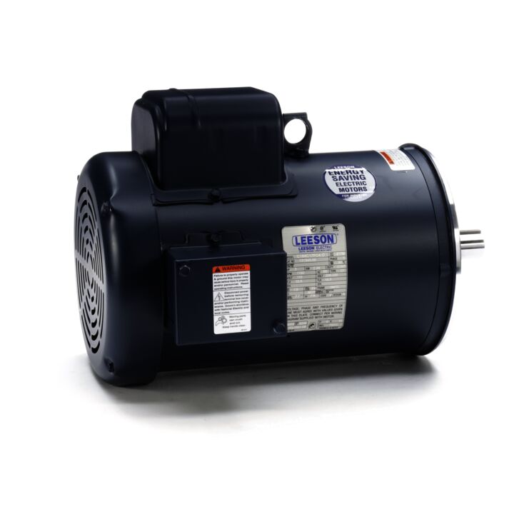 General Purpose Motor, 3 HP, 1 Ph, 60 Hz, 115/208-230 V, 1800 RPM, 184TC Frame, TEFC