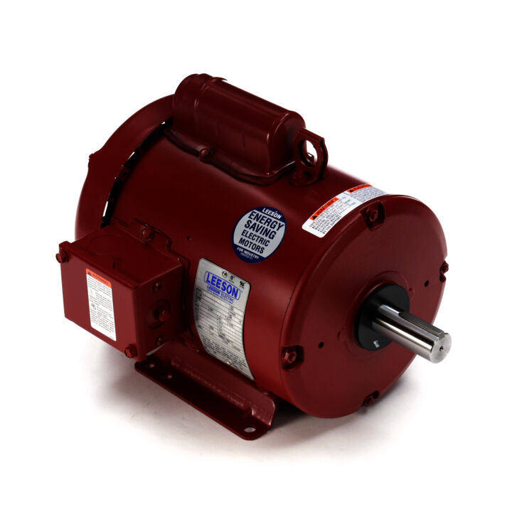 Agricultural Motor, 2 HP, 1 Ph, 60 Hz, 115/208-230 V, 1800 RPM, 182T Frame, TEFC