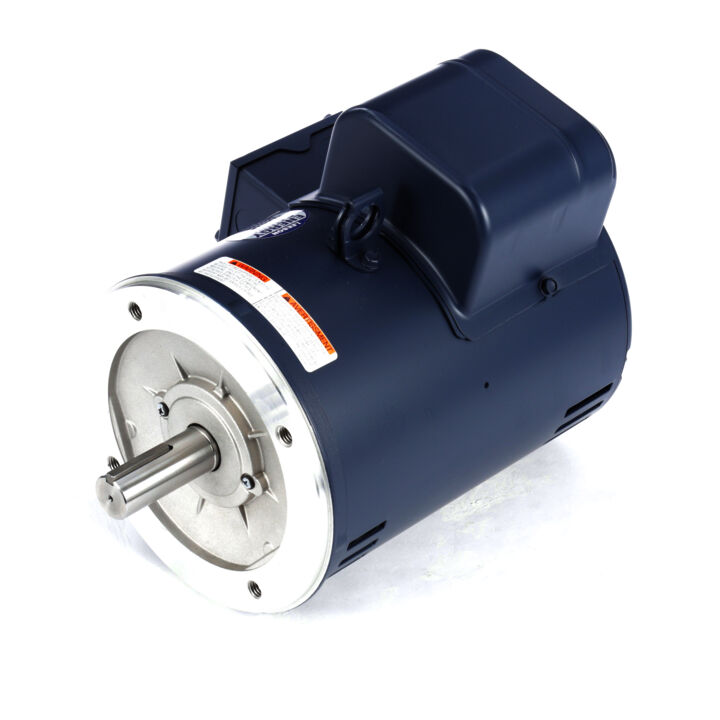 General Purpose Motor, 3 HP, 1 Ph, 60 Hz, 115/230 V, 1800 RPM, 184TC Frame, DP