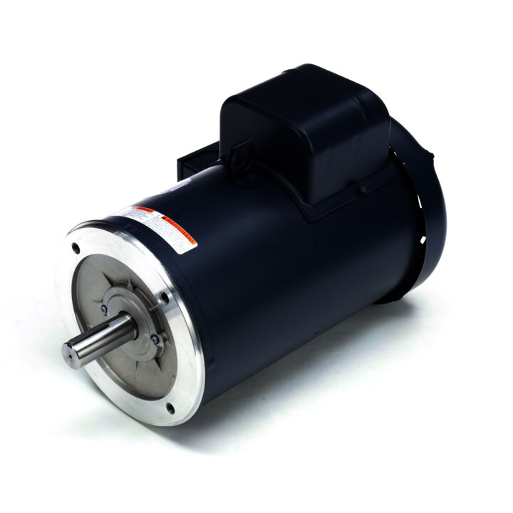 General Purpose Motor, 5 HP, 1 Ph, 60 Hz, 230 V, 1800 RPM, 184TC Frame, TEFC