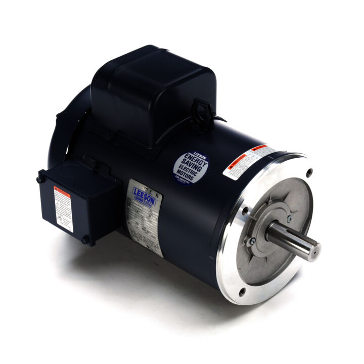 General Purpose Motor, 3 HP, 1 Ph, 60 Hz, 115/208-230 V, 1800 RPM, 184TC Frame, TEFC