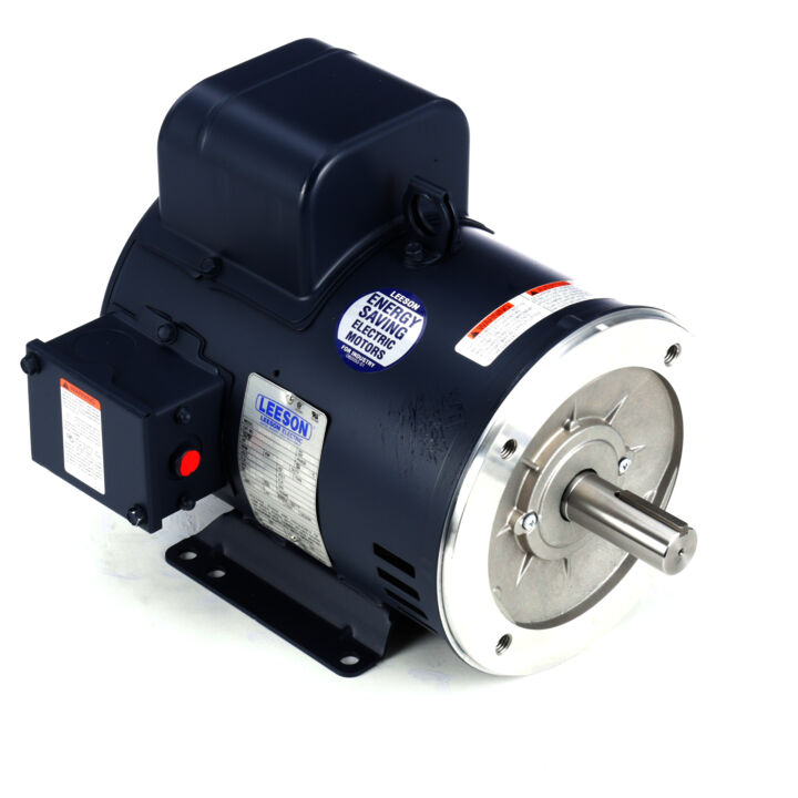 Pressure Washer Motor, 5 HP, 1 Ph, 60 Hz, 208-230 V, 1800 RPM, 184TC Frame, DP