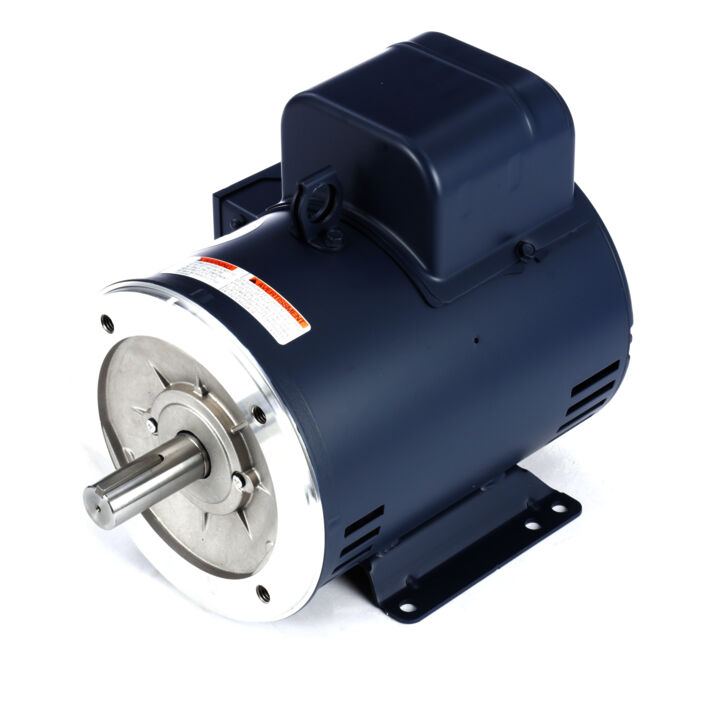 General Purpose Motor, 3 HP, 1 Ph, 60 Hz, 115/230 V, 1800 RPM, 184TC Frame, DP