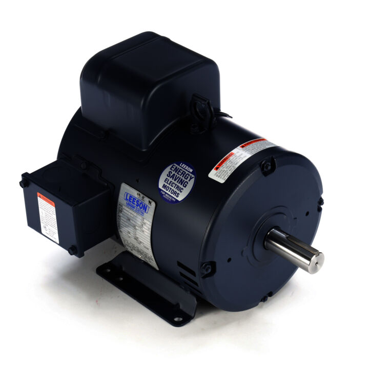 General Purpose Motor, 5 HP, 1 Ph, 60 Hz, 208-230 V, 3600 RPM, 184T Frame, DP