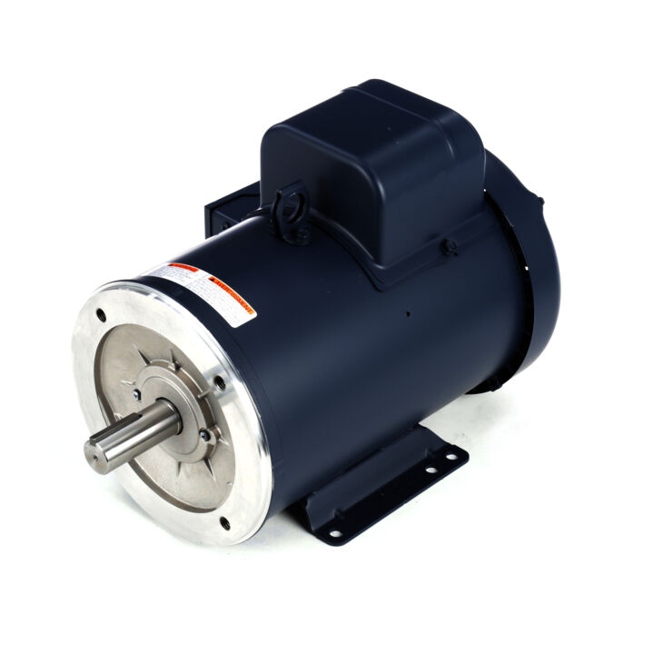 General Purpose Motor, 3 HP, 1 Ph, 60 Hz, 115/208-230 V, 1800 RPM, 184TC Frame, TEFC