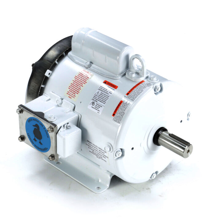 General Purpose Motor, 2 HP, 1 Ph, 60 Hz, 115/208-230 V, 1800 RPM, 182T Frame, TEFC