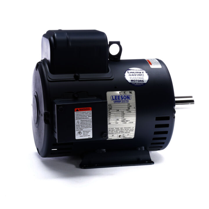 General Purpose Motor, 5 HP, 1 Ph, 60 Hz, 208 V, 1800 RPM, 184T Frame, DP