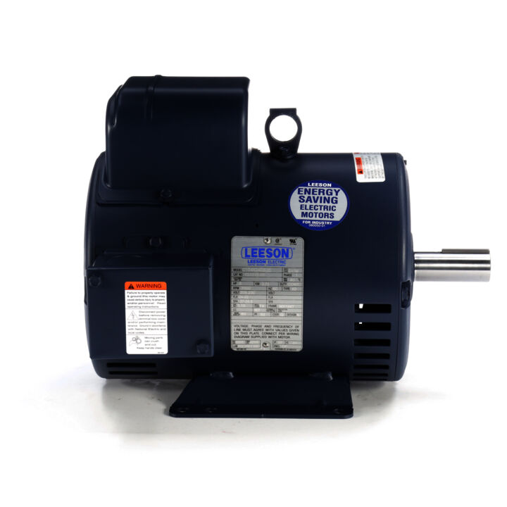 General Purpose Motor, 5 HP, 1 Ph, 60 Hz, 208-230 V, 3600 RPM, 184T Frame, DP