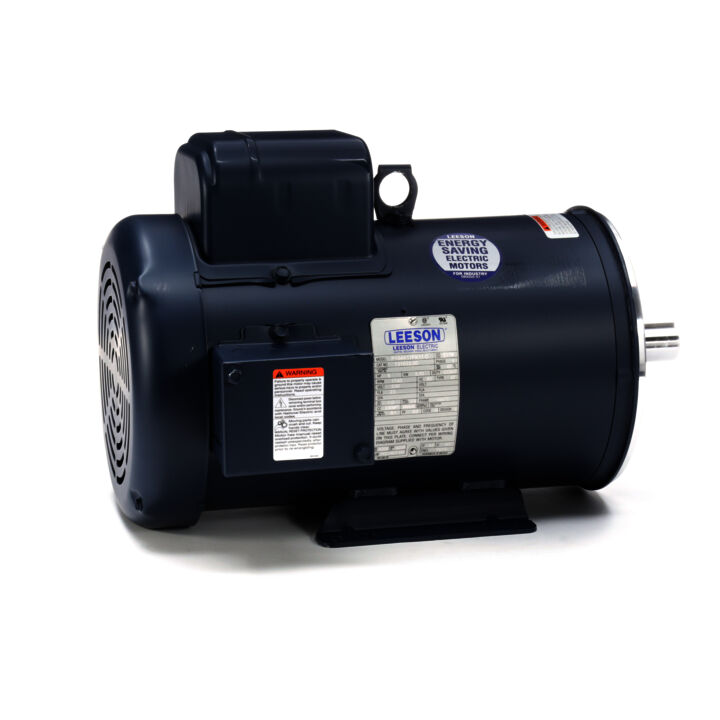 General Purpose Motor, 5 HP, 1 Ph, 60 Hz, 230 V, 1800 RPM, 184TC Frame, TEFC