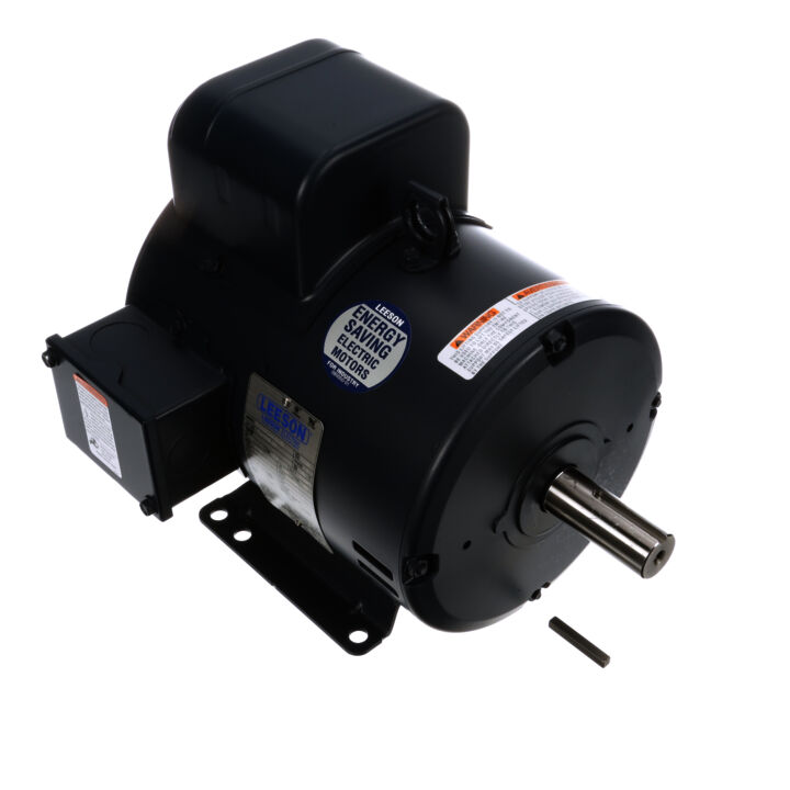 General Purpose Motor, 3 HP, 1 Ph, 60 Hz, 115/208-230 V, 3600 RPM, 182T Frame, DP