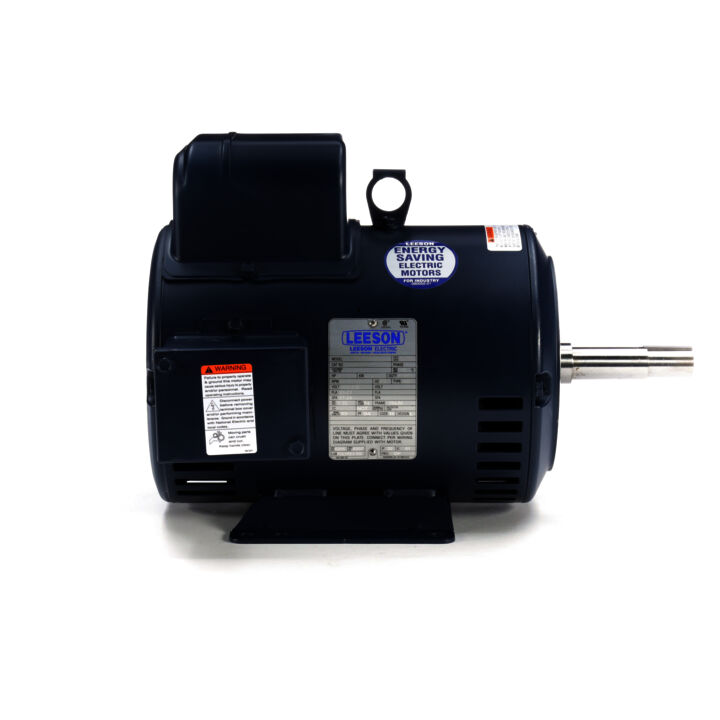 Close-Coupled Pump Motor, 5 HP, 1 Ph, 60 Hz, 208-230 V, 1800 RPM, 184JM Frame, DP