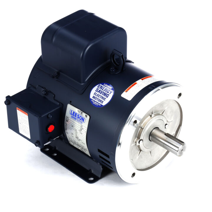 General Purpose Motor, 3 HP, 1 Ph, 60 Hz, 115/230 V, 1800 RPM, 184TC Frame, DP