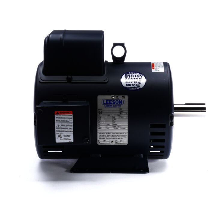 General Purpose Motor, 5 HP, 1 Ph, 60 Hz, 208 V, 1800 RPM, 184T Frame, DP