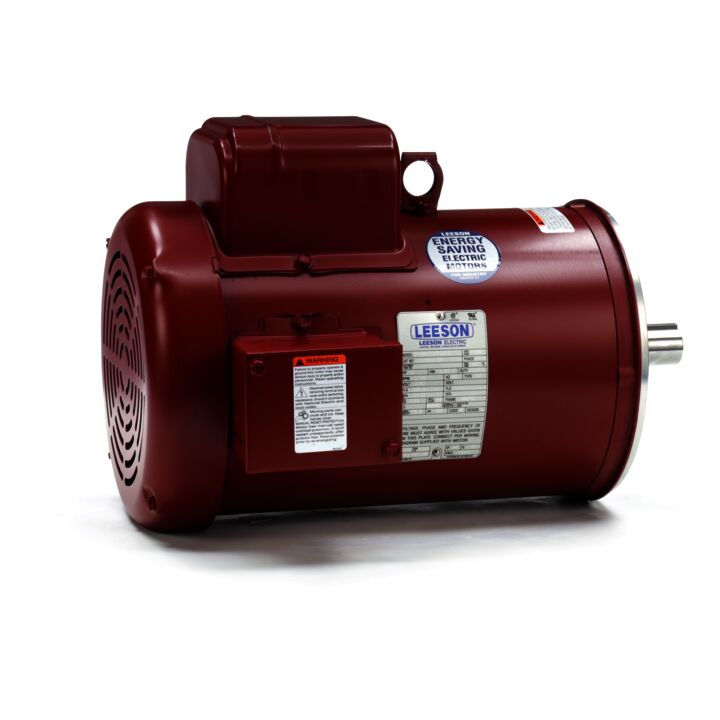 Agricultural Motor, 3 HP, 1 Ph, 60 Hz, 230 V, 1800 RPM, 184TC Frame, TEFC