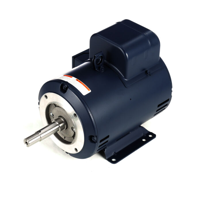 Close-Coupled Pump Motor, 5 HP, 1 Ph, 60 Hz, 208-230 V, 3600 RPM, 184JM Frame, DP