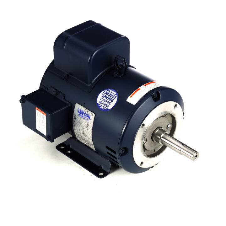 Close-Coupled Pump Motor, 5 HP, 1 Ph, 60 Hz, 208-230 V, 3600 RPM, 184JM Frame, DP