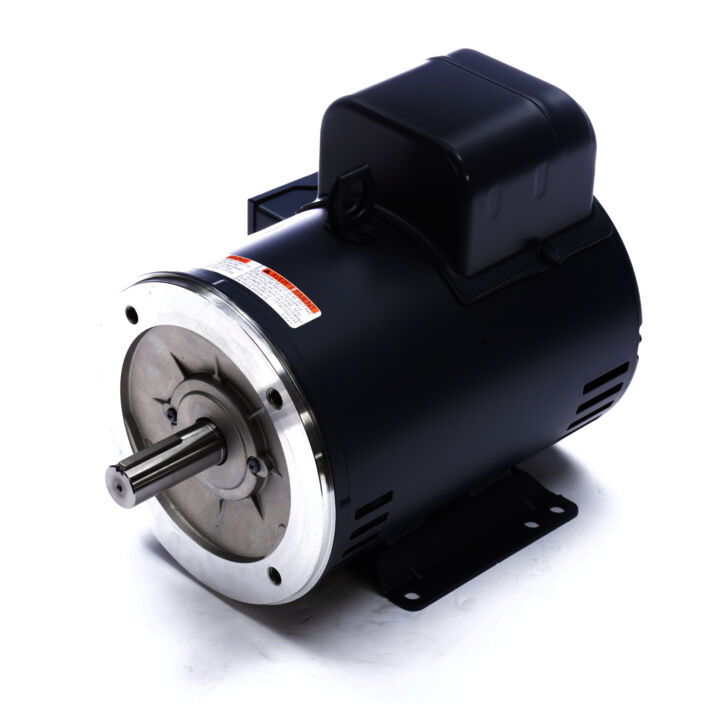 General Purpose Motor, 5 HP, 1 Ph, 60 Hz, 208-230 V, 3600 RPM, 184TC Frame, DP