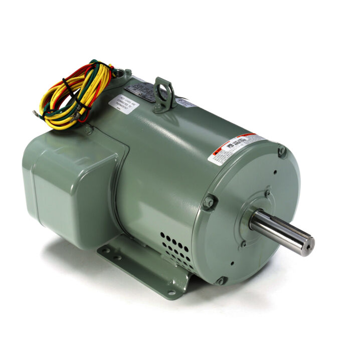 Crop Dryer Motor, 5 & 7 HP, 1 Ph, 60 & 60 Hz, 230 & 230 V, 3600 & 3600 RPM, 182TZ Frame, DPAO