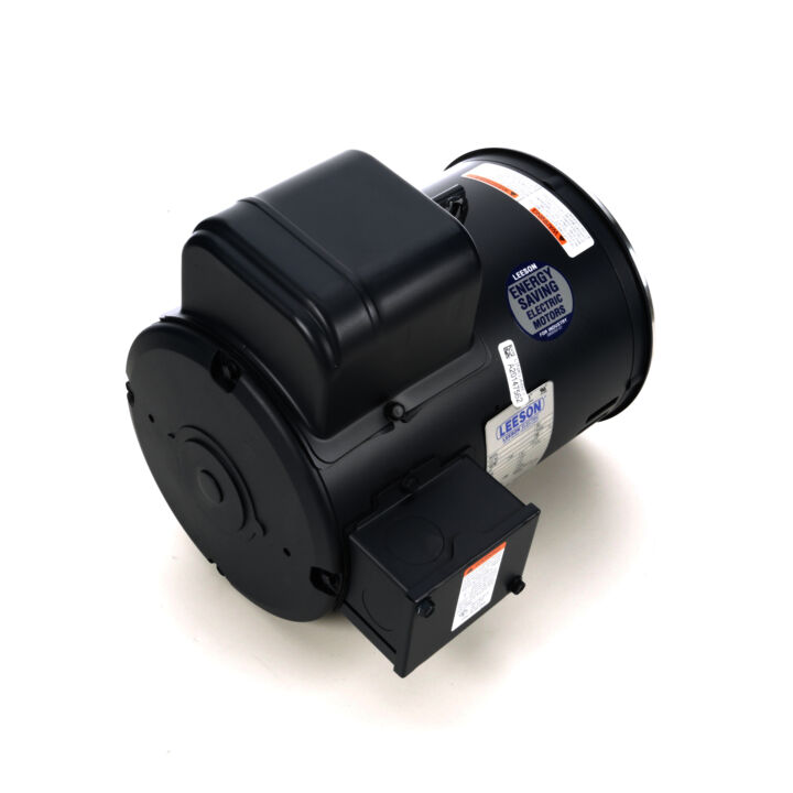 General Purpose Motor, 5 HP, 1 Ph, 60 Hz, 208-230 V, 3600 RPM, 184TC Frame, DP