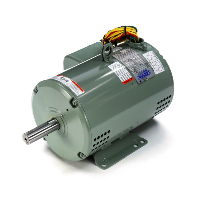 Crop Dryer Motor, 5 & 7 HP, 1 Ph, 60 & 60 Hz, 230 & 230 V, 3600 & 3600 RPM, 182TZ Frame, DPAO