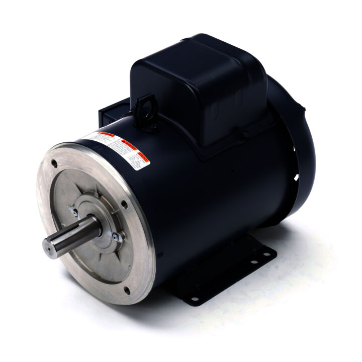 General Purpose Motor, 3 HP, 1 Ph, 60 Hz, 230 V, 1800 RPM, 184TC Frame, TEFC