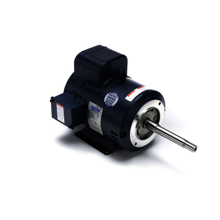Close-Coupled Pump Motor, 5 HP, 1 Ph, 60 Hz, 208-230 V, 3600 RPM, 184JP Frame, DP
